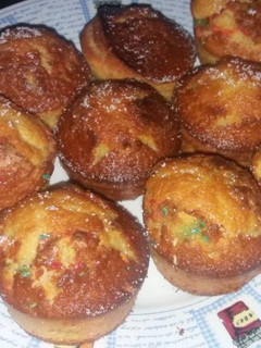 Una foto de Muffins de fruta y yogur