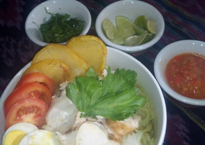 Soto Ayam Kuah Kuning