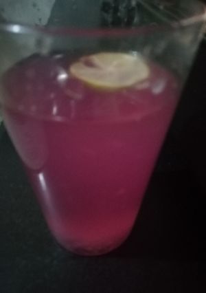 A picture of Rose lemon shikanji.