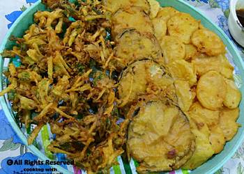Easiest Way to Prepare Tasty Pakora platter cookpadramadan