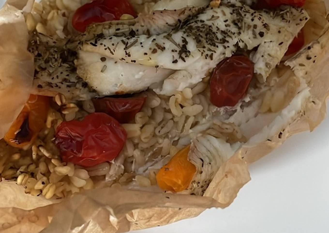 Cabillaud en papillote