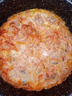 عکسی از دستور املت خودم پز🥚🥚🍅🍅