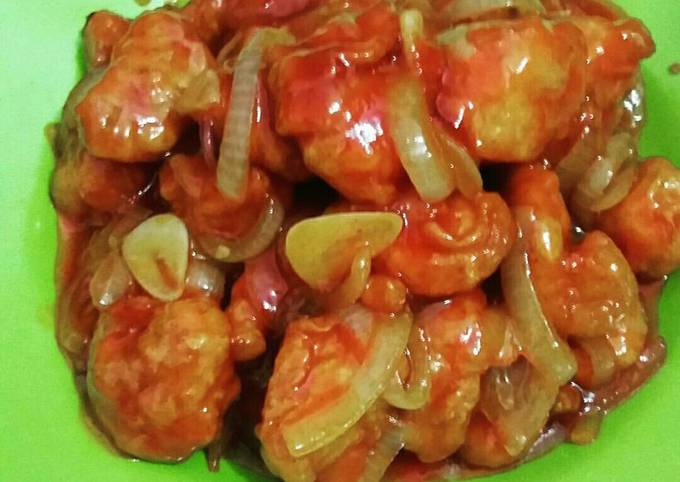 Resep Ayam goreng tepung saus asam manis Anti Gagal