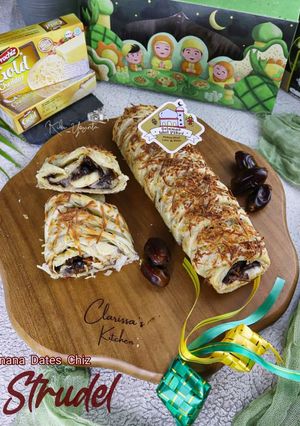 Foto resep Banana dates chiz strudel