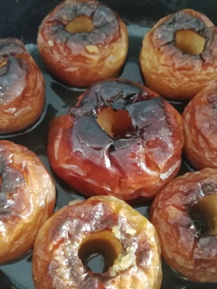 Una foto de Manzanas asadas