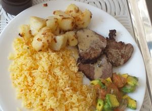 Una foto de Lomo en salsa de mostaza dijon