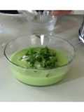 Salsa verde con aguacate