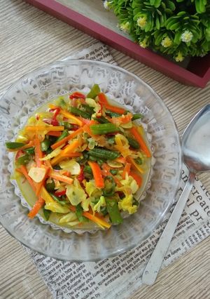 Foto resep Tumis sayur bumbu kuning