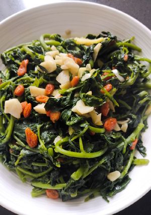 A picture of Sauteed Watercress.