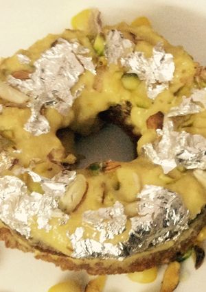 A picture of Instant Ghewar with corn rabdi#cooksnap.