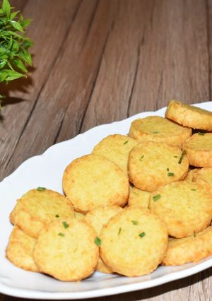 Parmezános keksz recept fotója