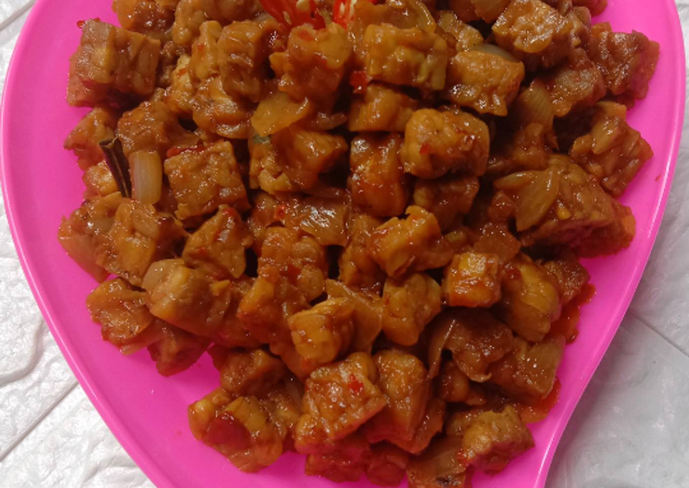 Tempe Asam Manis Gurih