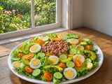 SALAD cá ngừ hộp sốt dầu giấm