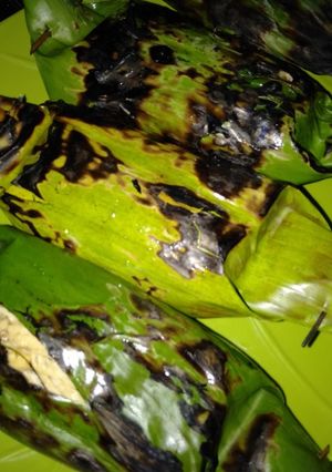 Foto resep Nasi bakar isi ayam suwir