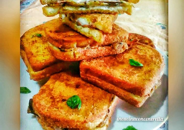 How to Prepare Homemade Sandwich di melanzane in carrozza