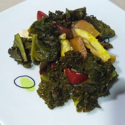 Pollo con kale Receta de Miguelo Ferrer Alberich - Cookpad