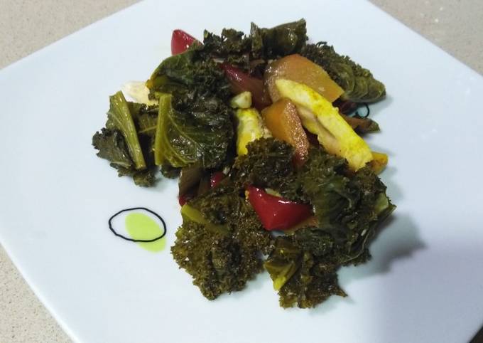 Pollo con kale Receta de Miguelo Ferrer Alberich - Cookpad