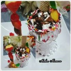 A picture of Chocolate creamy dessert.