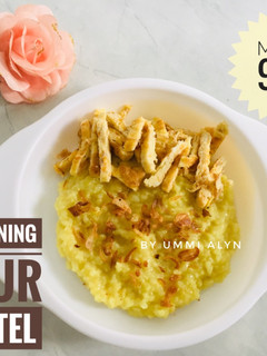 Foto resep Mpasi 9m+ Nasi kuning telur wortel