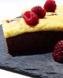 Brownie Cheesecake de Frambuesas Thermomix