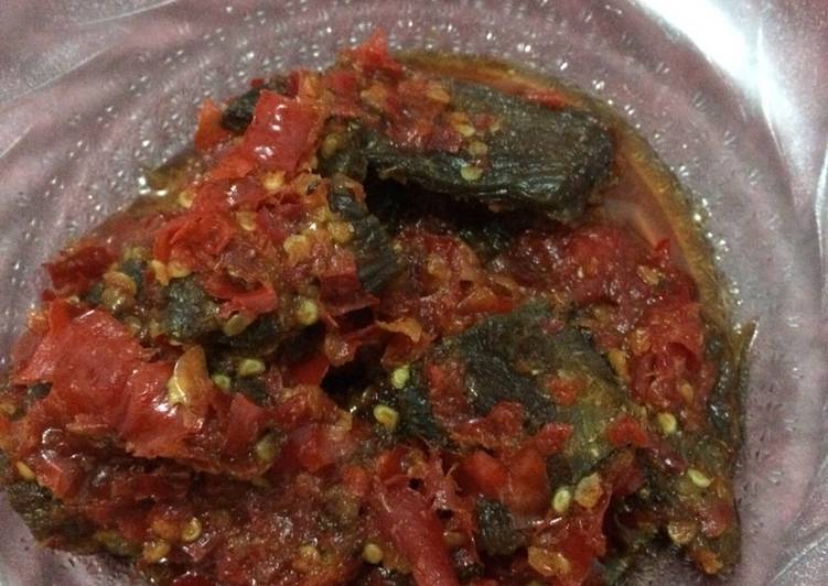 Dendeng balado sederhana dan mudah