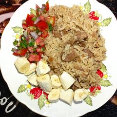 A picture of Beef pilau.