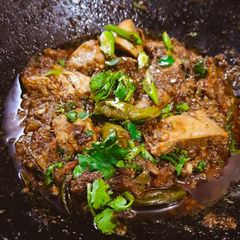 A picture of Black pepper karahi.