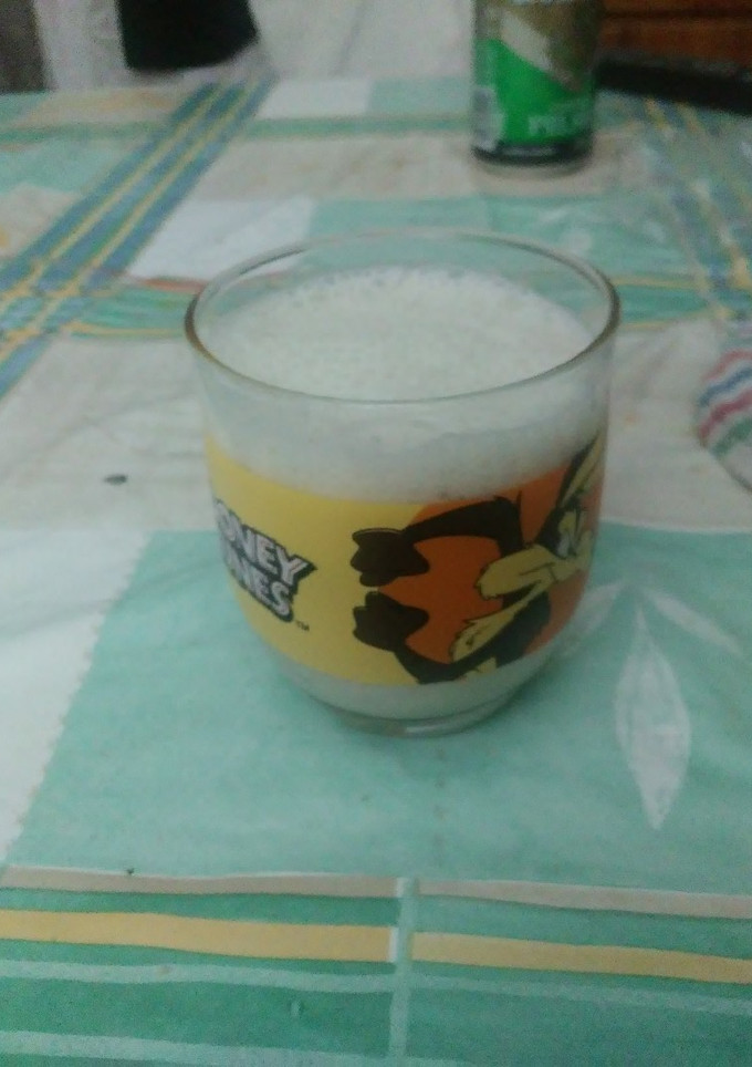 Una foto de Mi batido hoy de manzana y plátano