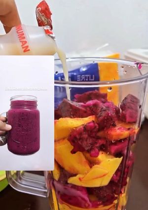 Foto resep JUICE Yakult Mangga Naga