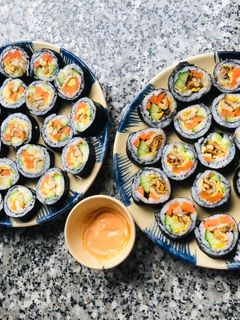 Hình của món Sushi chay.