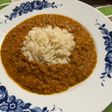 Riso pilaf con curry di lenticchie
