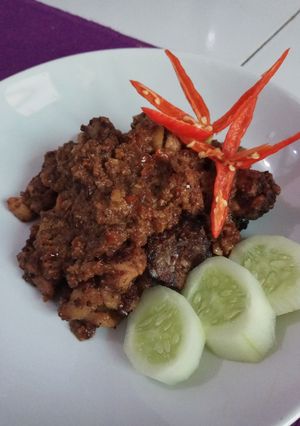 Foto resep 2. Ayam saus kacang
