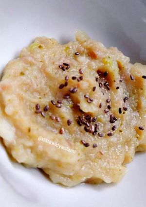 Foto resep Selingan MPASI : Apel-Kacang