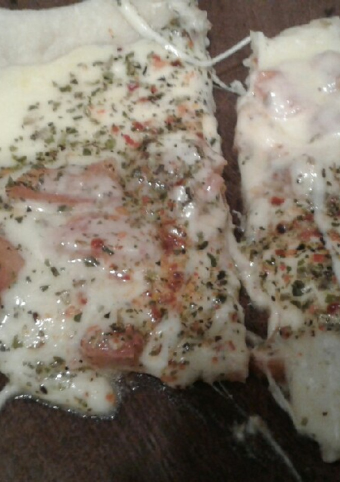Una foto de Truchipizza... pizza sin levadura, sin horno