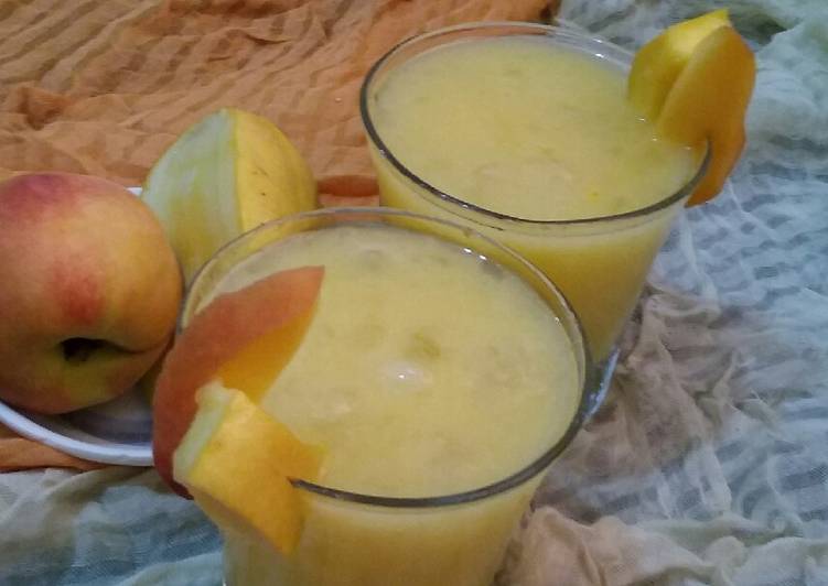 Simple Way to Prepare Perfect Mango Peach Slush