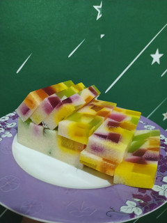 Foto resep Puding domino santan