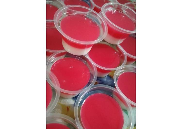 Resep Puding Merah Putih yang Lezat
