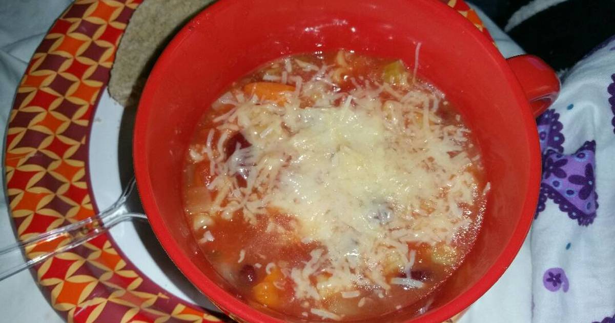 Slow cooker vegetarian pasta fagioli Recipe by jlsnyd01 Cookpad