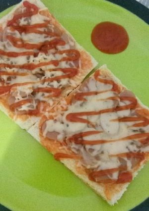 Foto resep Pizza roti tawar