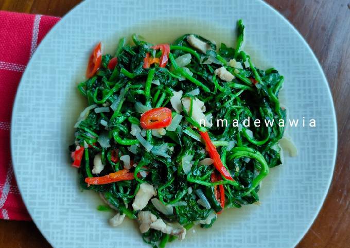 Resep Menu Rumahan Tumis Selada Air Oleh Wawia Ni Made Cookpad