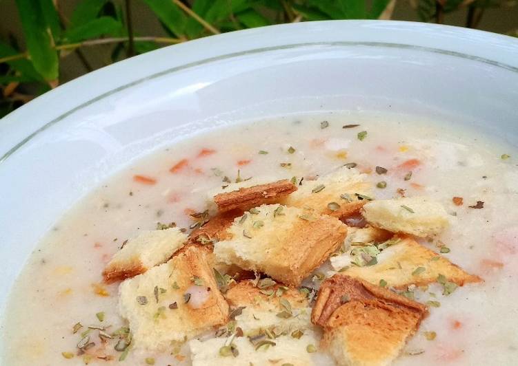 Recipe: Tasty Sup Krim Jagung