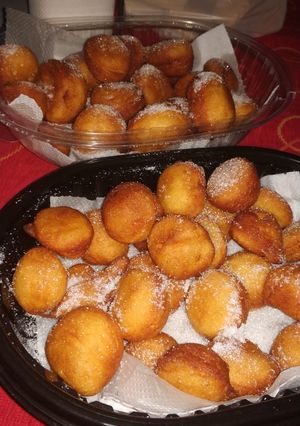 Una foto de Buñuelos de banana sin gluten