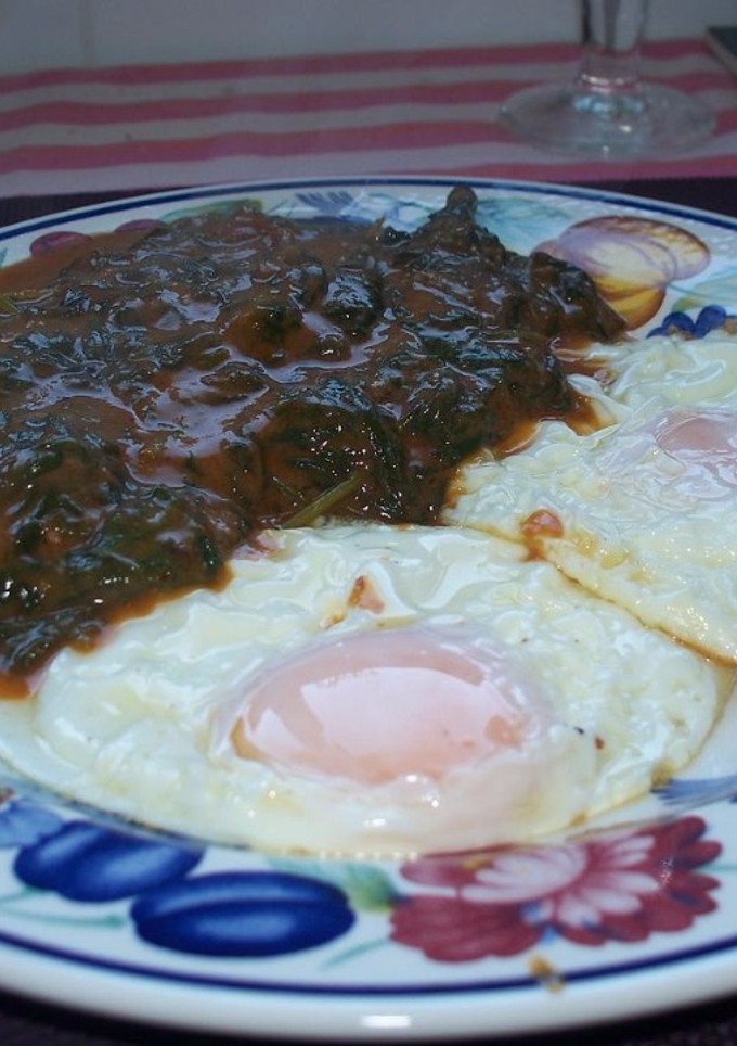 Una foto de Espinacas con picatostes al estilo de Jaén