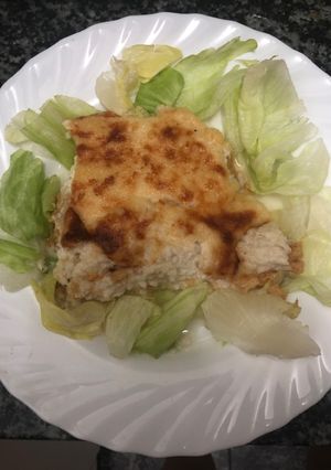 Foto principal de 211. Iceberg al horno con soja texturizada y bechamel may (principal verdura)