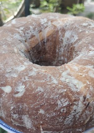 Mazsolás kelt kuglóf recept fotója