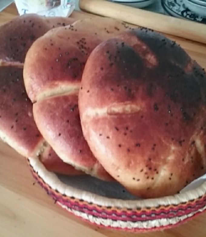 Une photo de Pain maison à la semoule