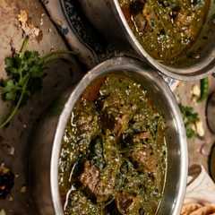 A picture of Mama Special Beef Palak _Baldia Style.