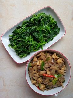 Foto resep Tumis jamur kancing tahu