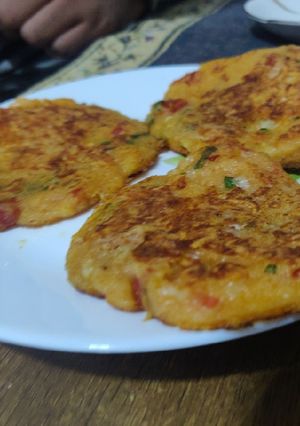 A picture of Quick bread pancakes.