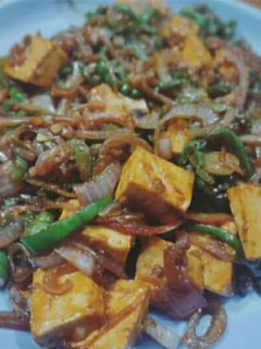 A picture of Paneer chilli.